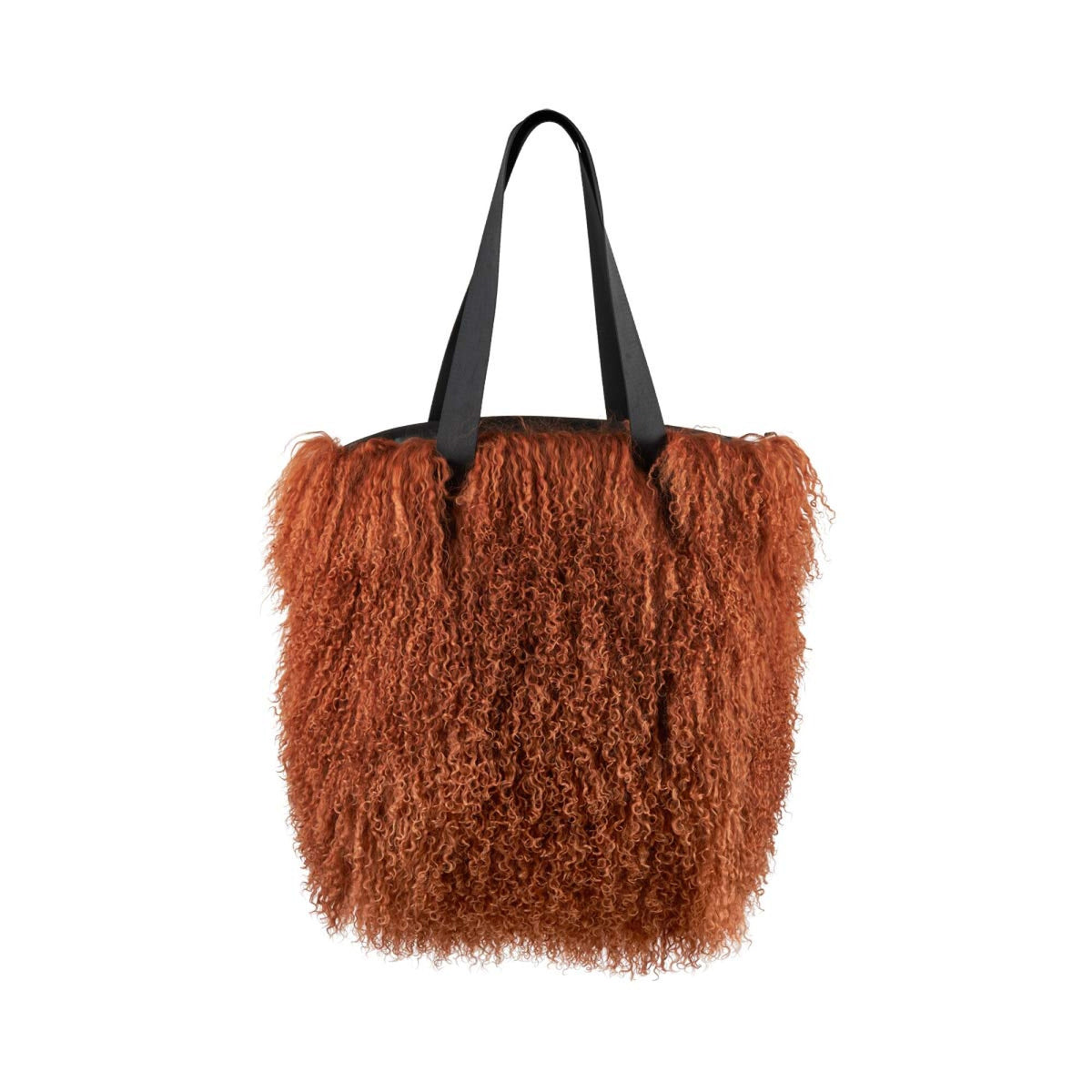 Hailey Shopper Nahkanruskea
