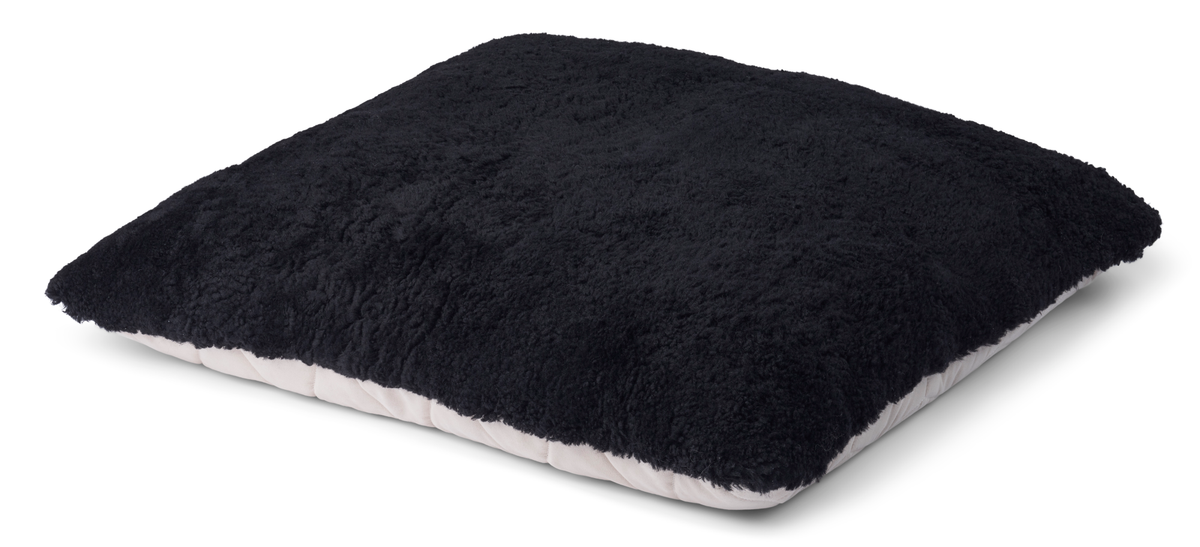 Maxi Float -tyyny | Lyhyt villa | 90x90 cm Musta