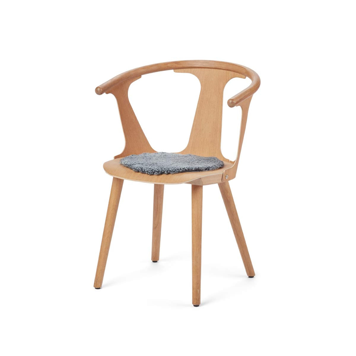 Lyhyt Villainen Kihara Karitsannahka Istuinpäällinen | Ø34 cm