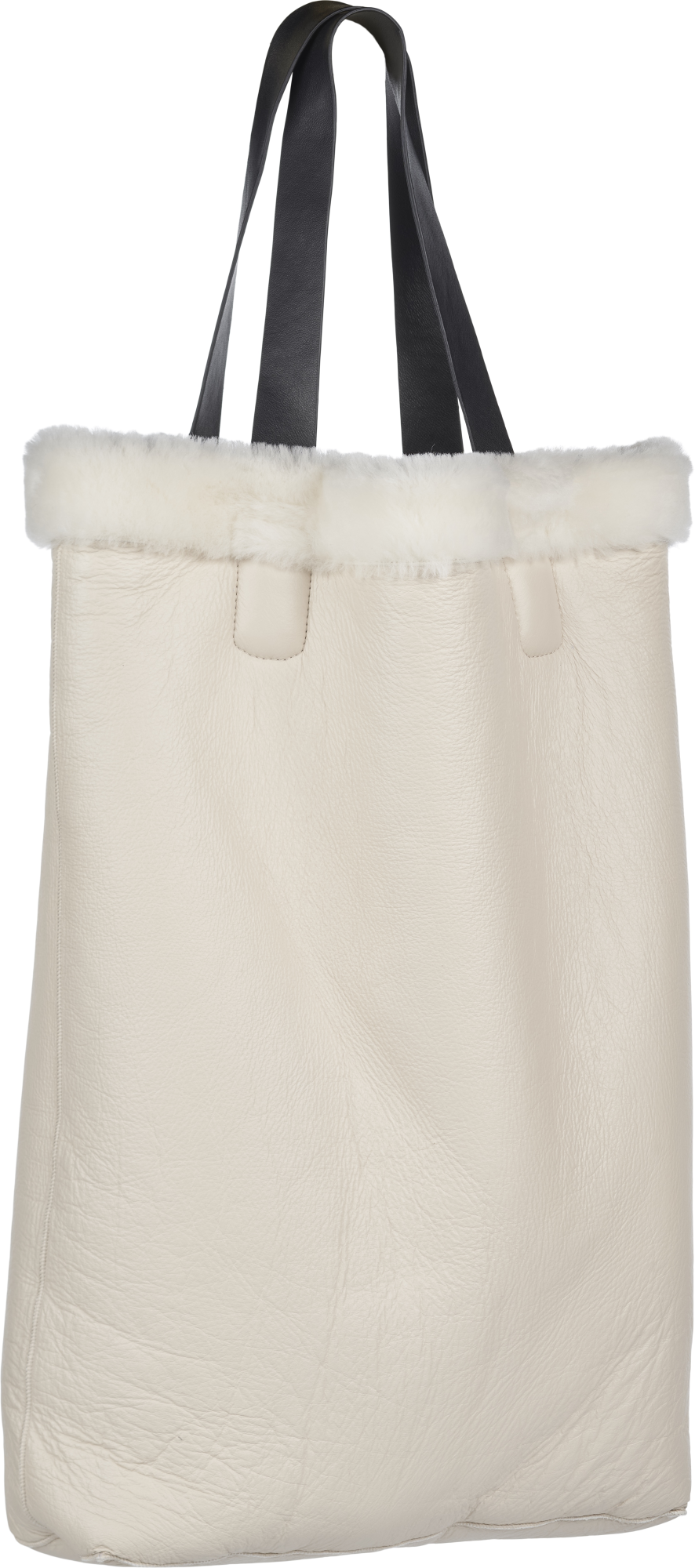 Leonora Shopper-laukku Musta/Valkoinen