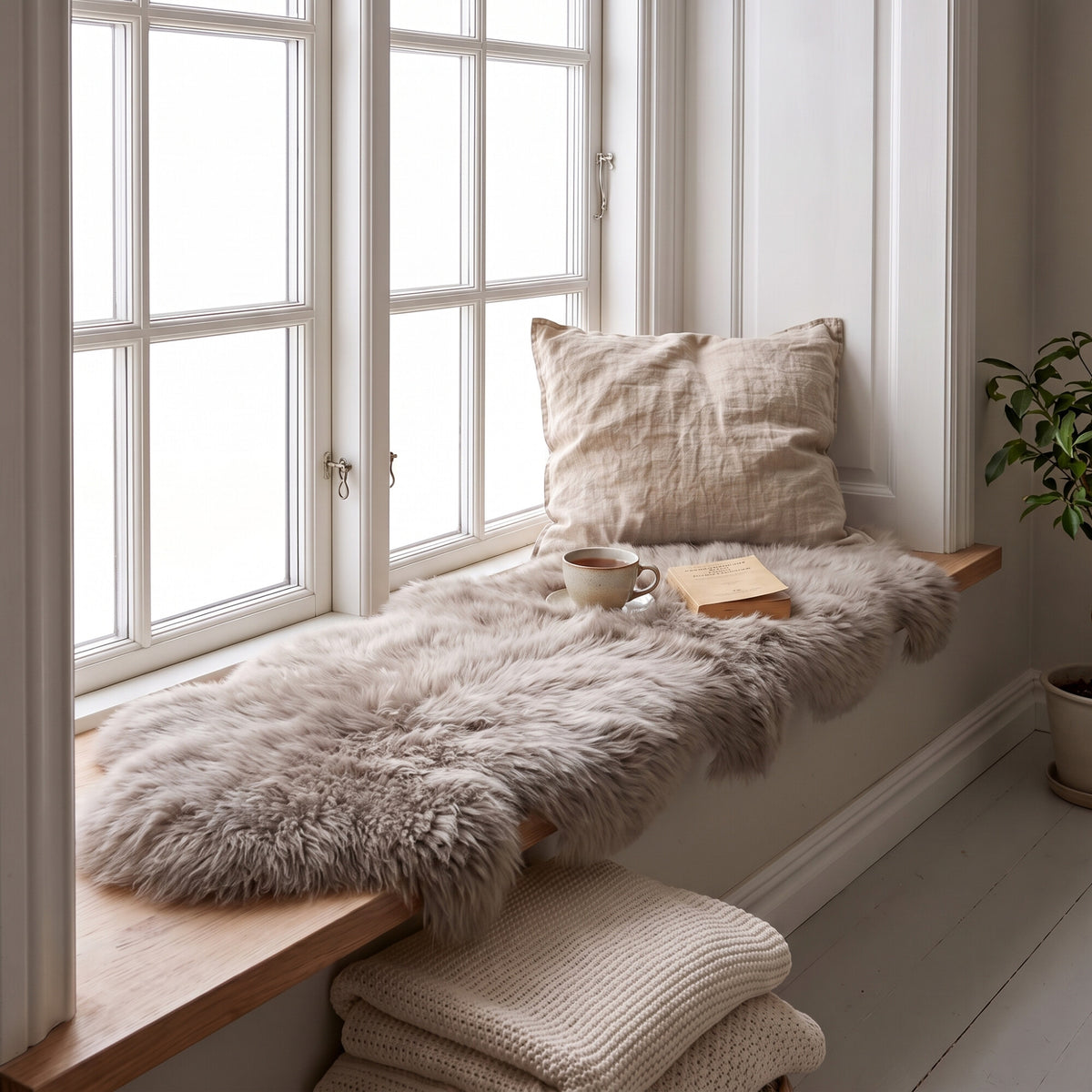 Fellvang Kaksinkertainen Karitsantalja | Pitkävillainen | Uusi-Seelanti | 160x60 cm