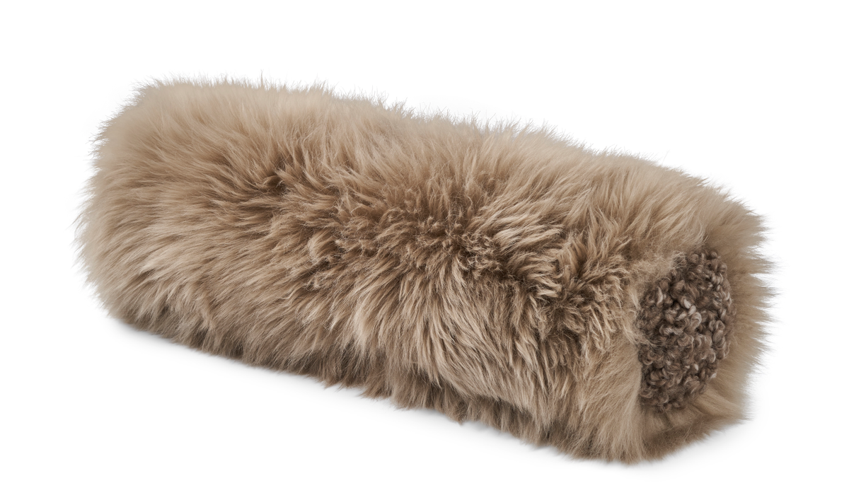 Lampaannahkainen bolstertyyny | D20xL52 cm