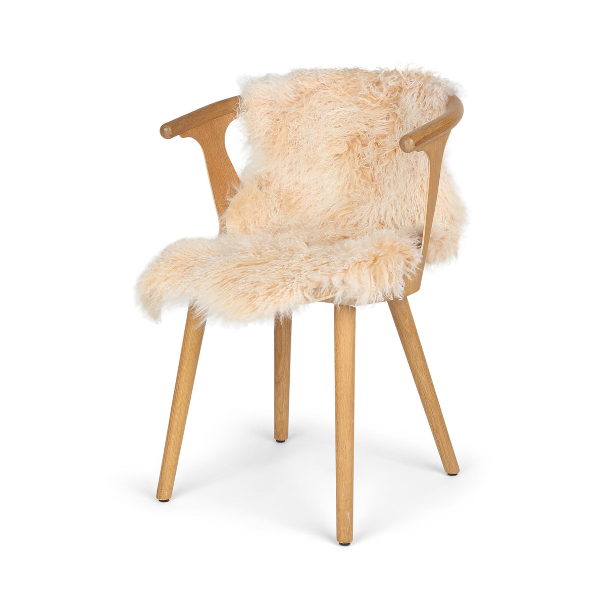 Mongolialainen lampaannahka | Kihara | 85x50 cm Arctic Sunrise