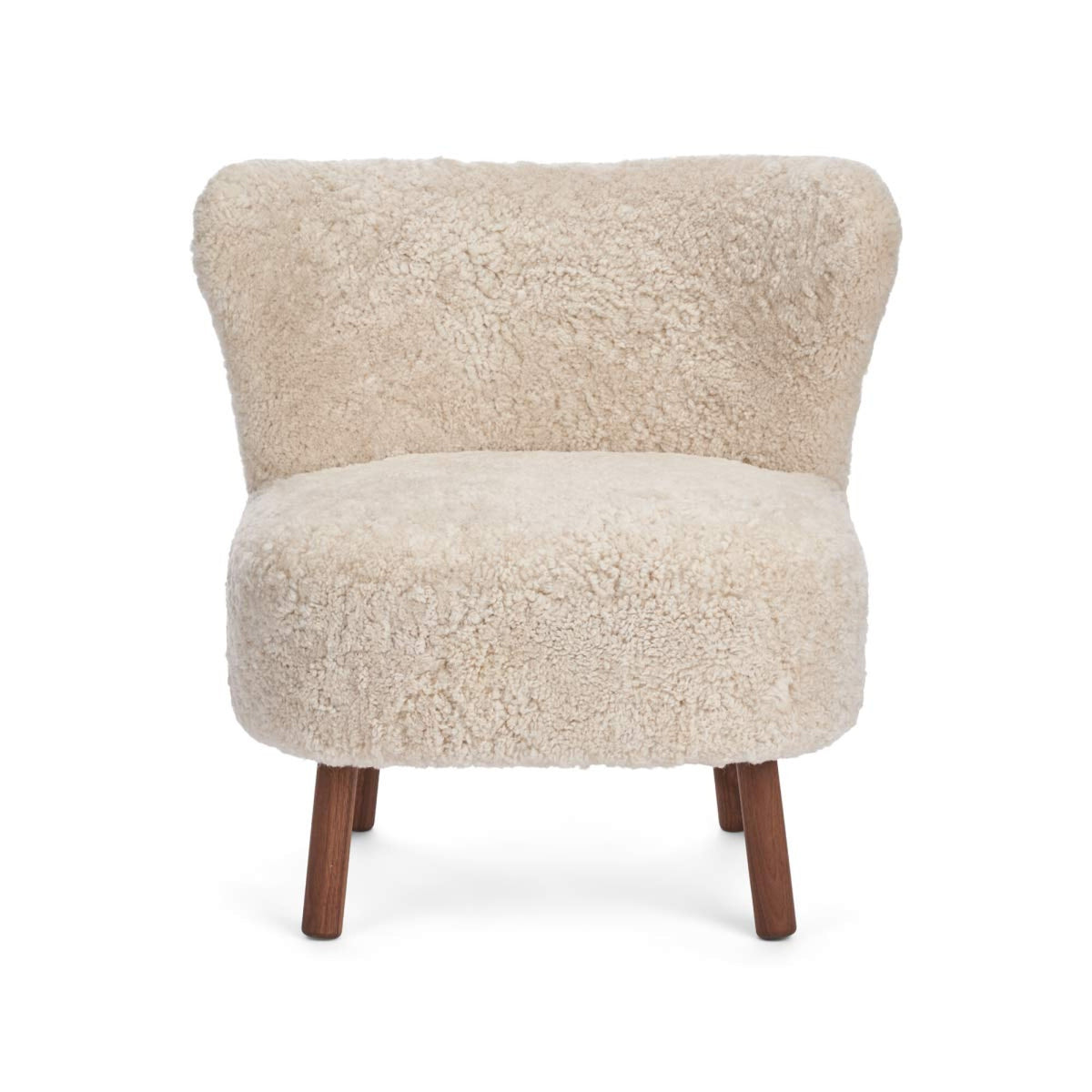 Emil Lounge Chair | Lyhyt villa Helmi / Pähkinäpuujalat