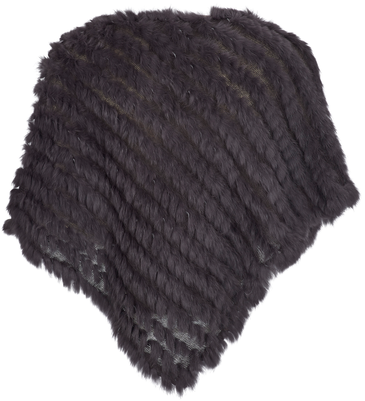 Molly Poncho Tummanharmaa