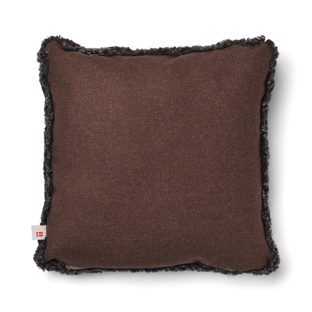 Lyhyen villan lampaannahkatyyny | Kaksipuolinen | 52x52 cm | 34x52 cm Ruskea/Cappuccino / 52x52 cm