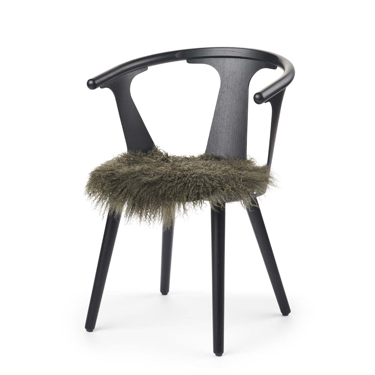 Tiibetiläinen Lampaannahka Istuinpäällinen | 38 cm Hedge Green