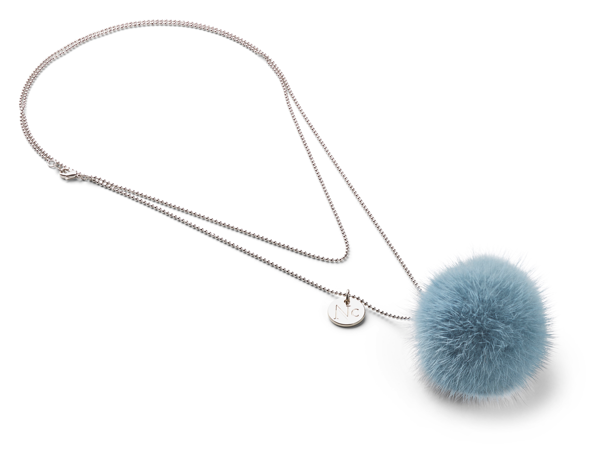 Kaulanauha Pom Pom Vaalea taivaansininen