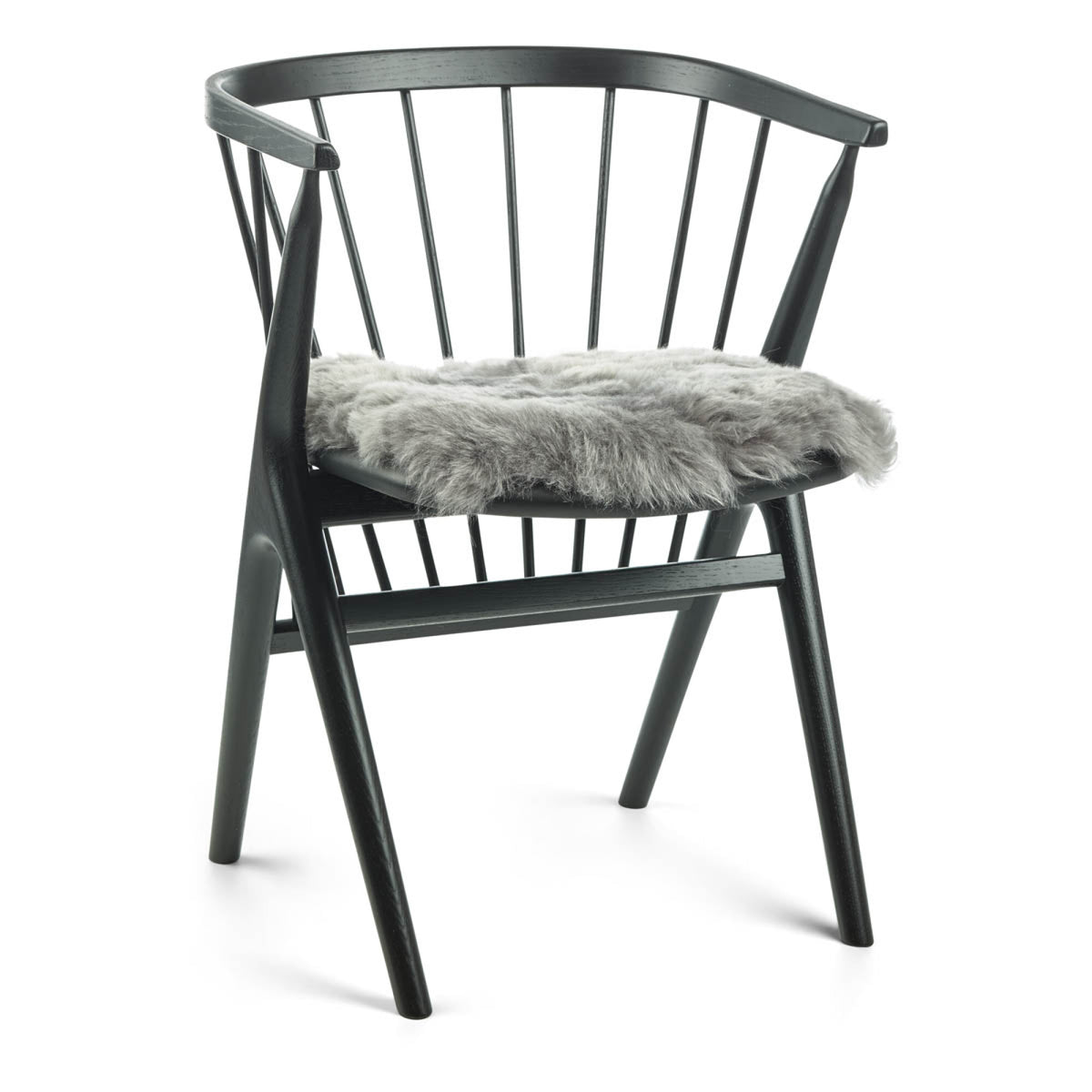Lyhyt Villa Lampaannahka Istuinpäällinen | 40x40 cm Grey Brisa