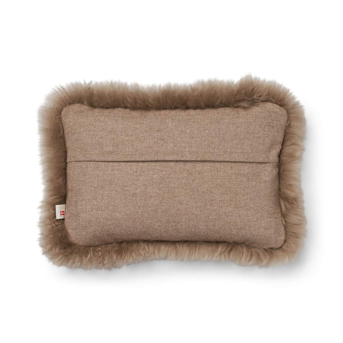 Villatyyny | Pitkä villa -reunus | 52x52 cm | 34x52 cm Beige/Taupe / 34x52 cm