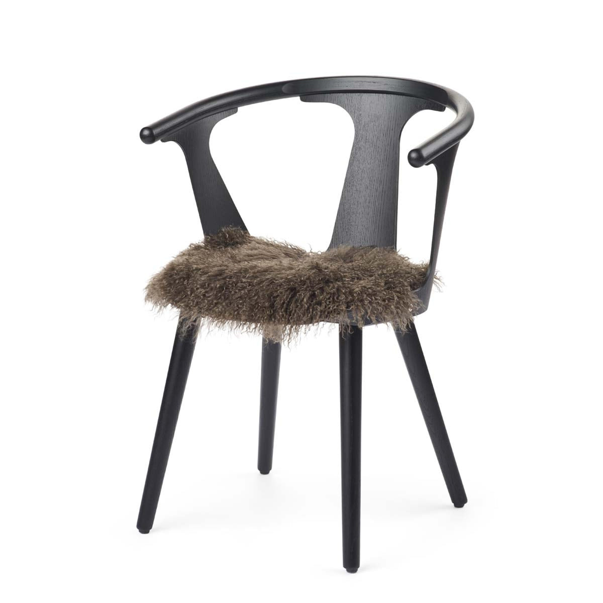 Tiibetiläinen Lampaannahka Istuinpäällinen | 38 cm Taupe