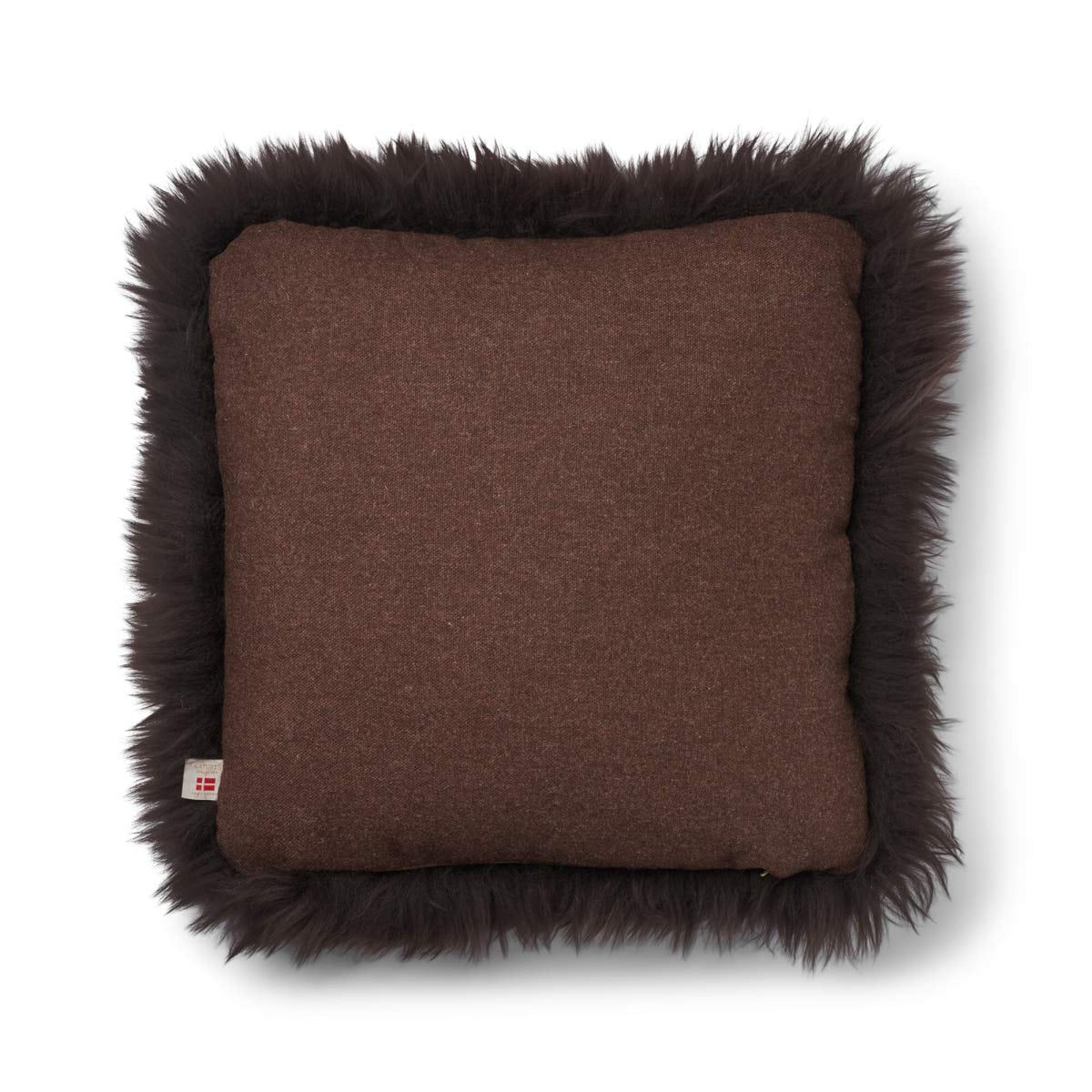 Pitkä Villa Lampaannahkatyyny | 52x52 cm | 34x52 cm Ruskea/Suklaa / 52x52 cm