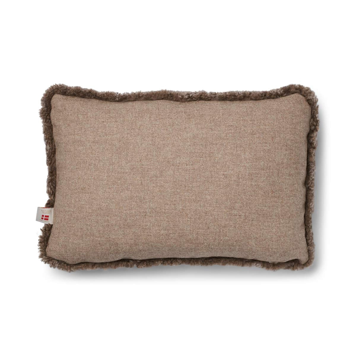 Lyhyen villan lampaannahkatyyny | Kaksipuolinen | 52x52 cm | 34x52 cm Beige/Taupe / 34x52 cm