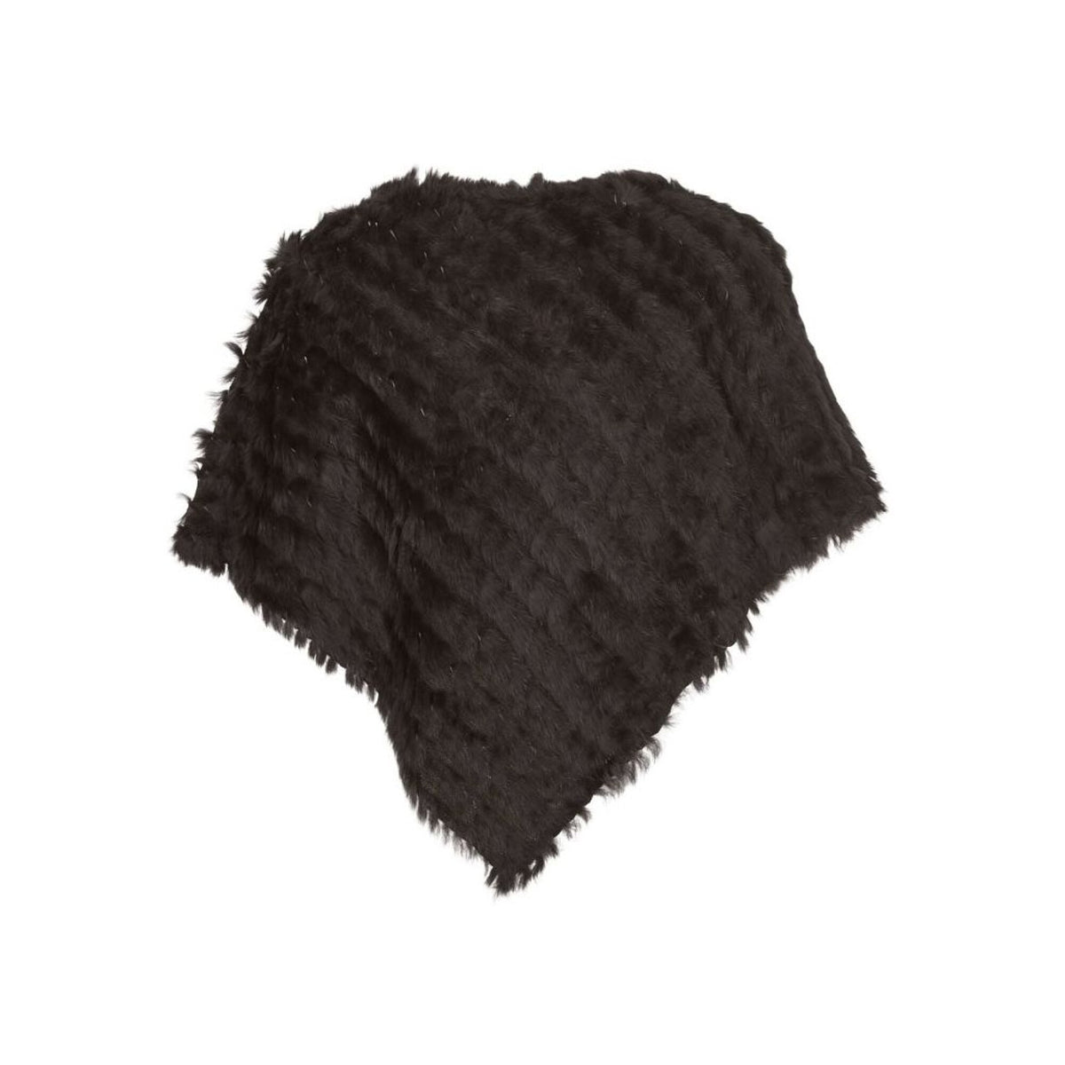 Molly Poncho Tummanruskea