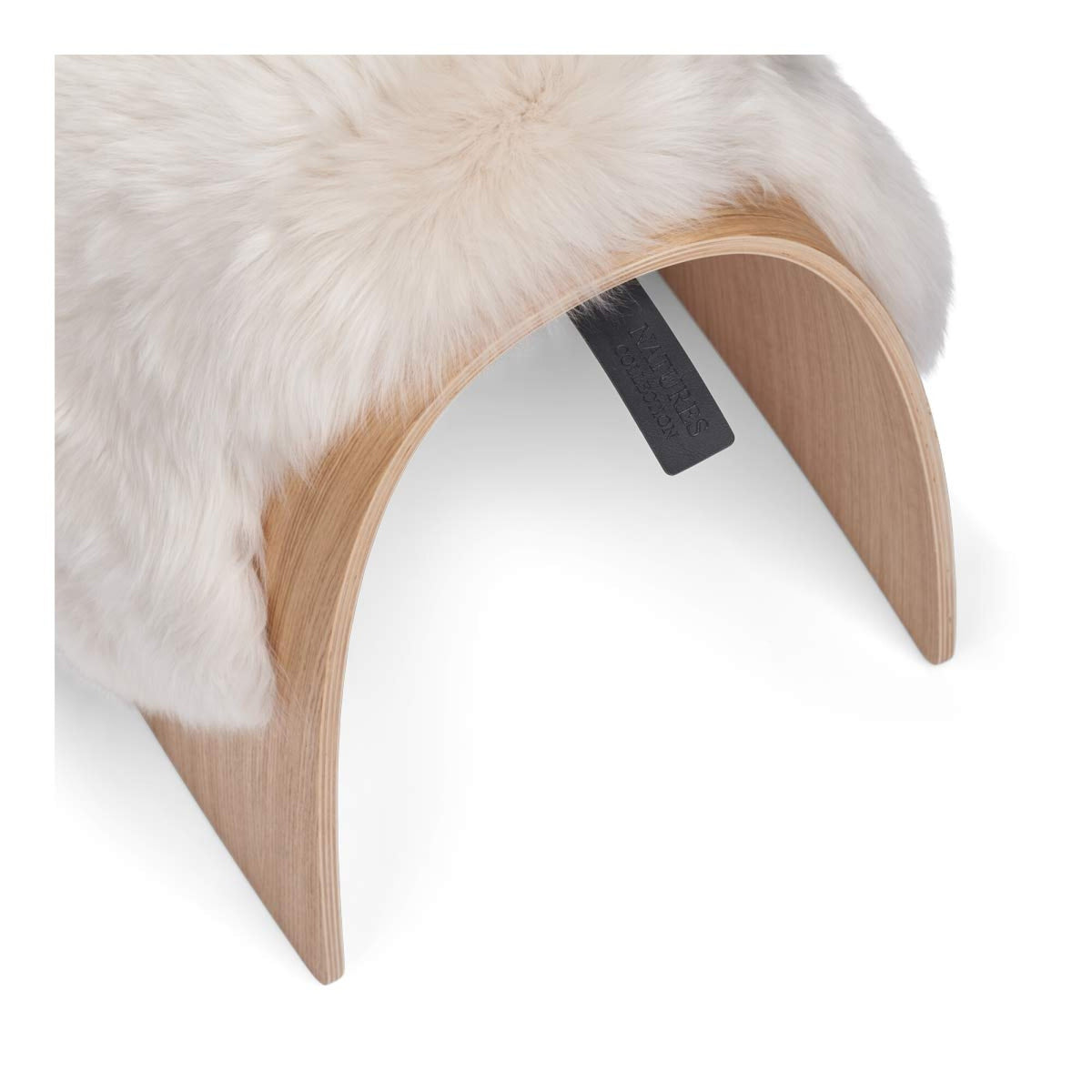 Sheep Stool -päällinen | Pitkä villa Pellava / 67x30 cm