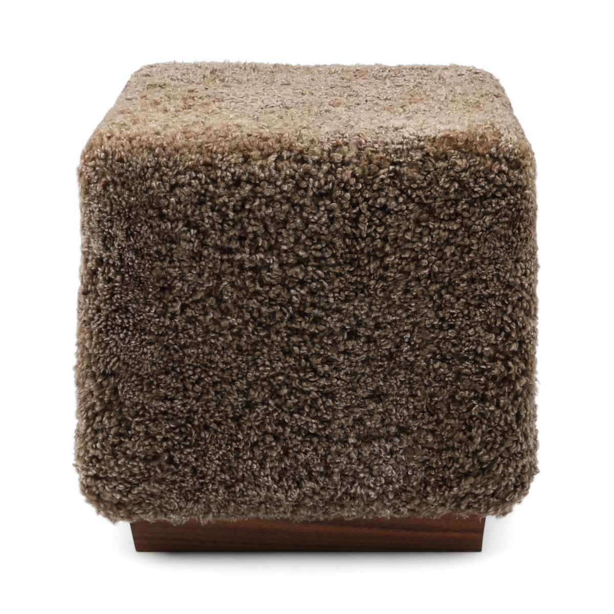 Benjamin Cube Pähkinäpuujalusta / Taupe