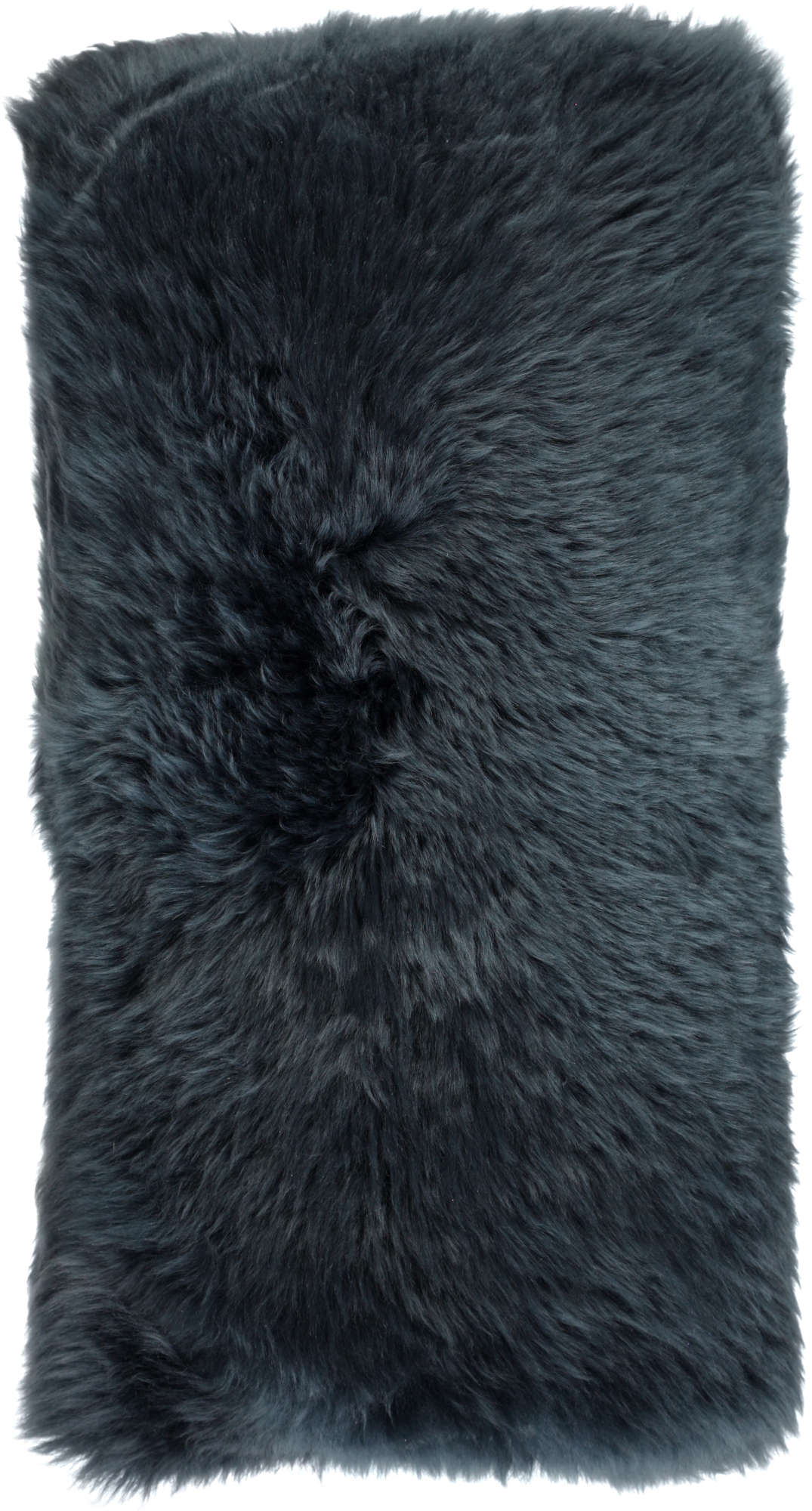 Pitkä Villa Lampaannahkatyyny | 28x56 cm Navy