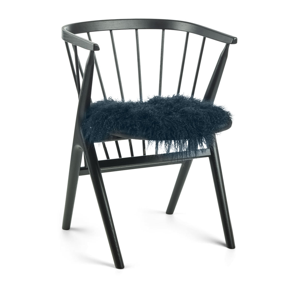 Tiibetiläinen Lampaannahka Istuinpäällinen | 38 cm Navy