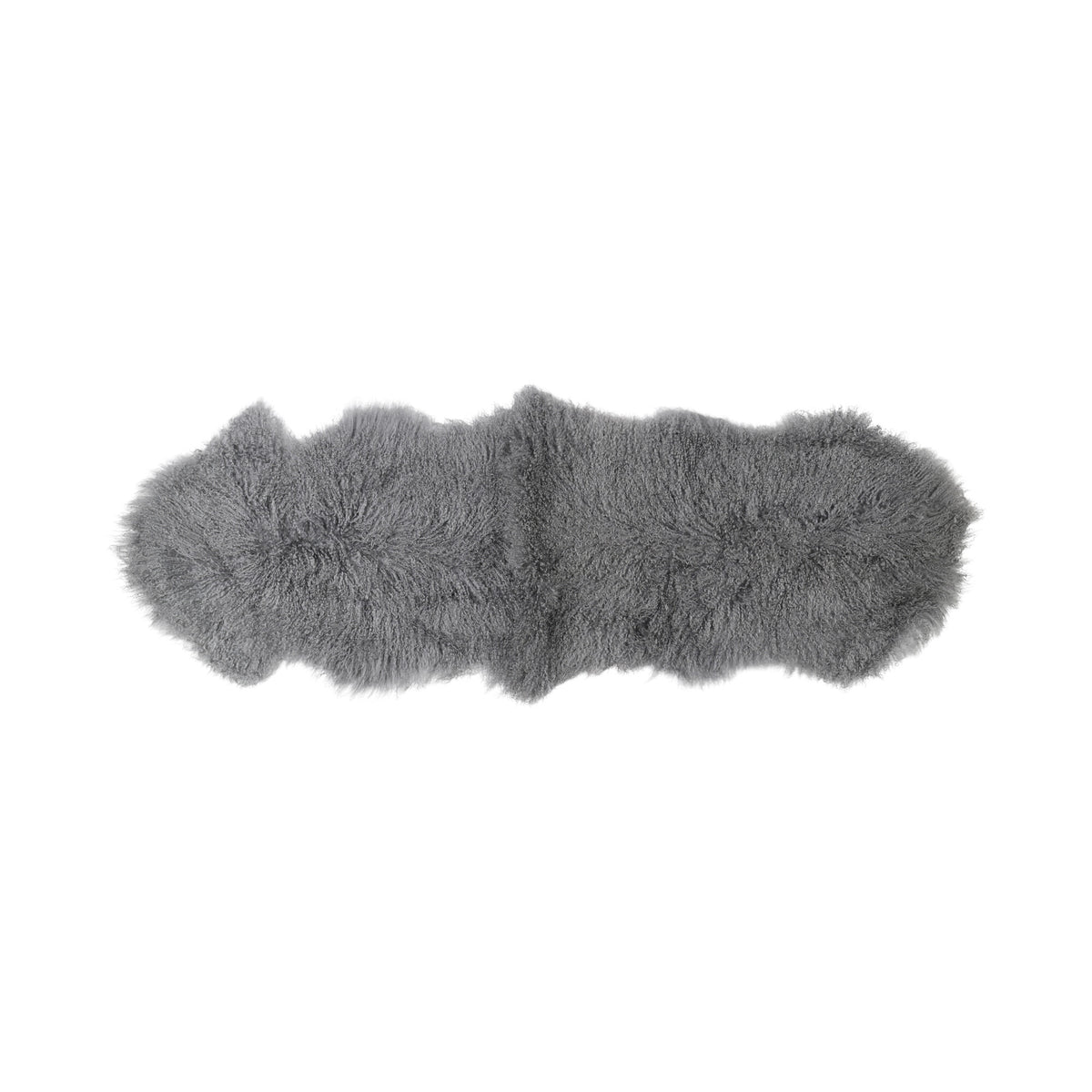 Kaksinkertainen mongolialainen lampaannahka | 150 x 55 cm Teräs