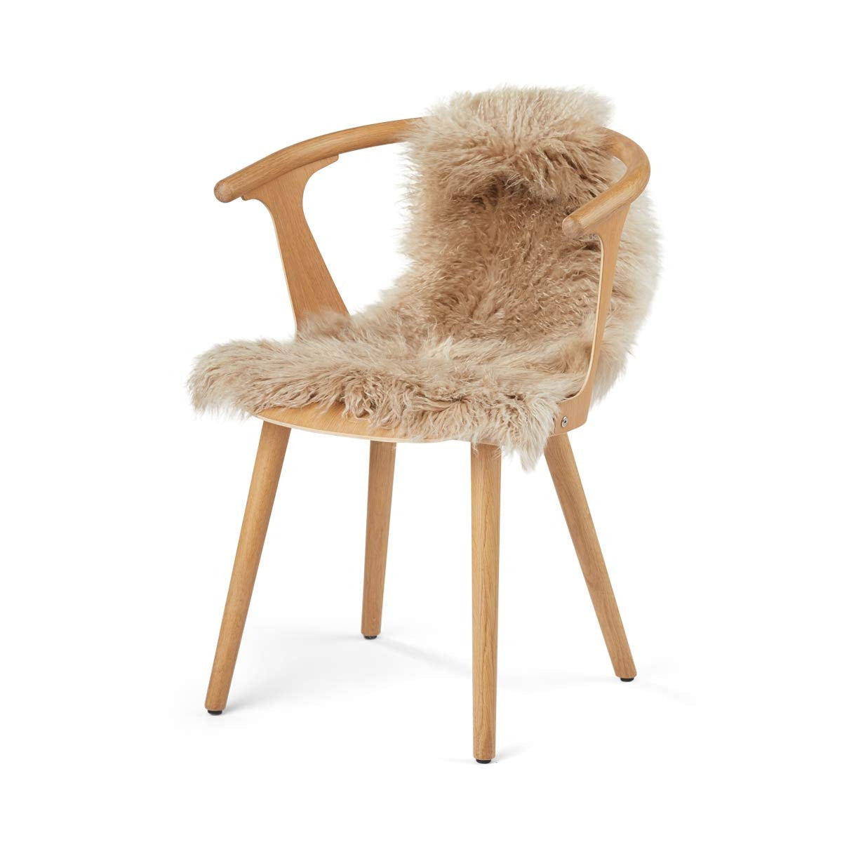 Mongolialainen lampaannahka | Kihara | 85x50 cm Sand Taupe