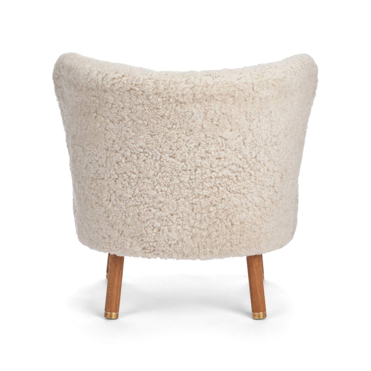 Emil Lounge Chair | Lyhyt villa Helmi / Tammijalat messingillä