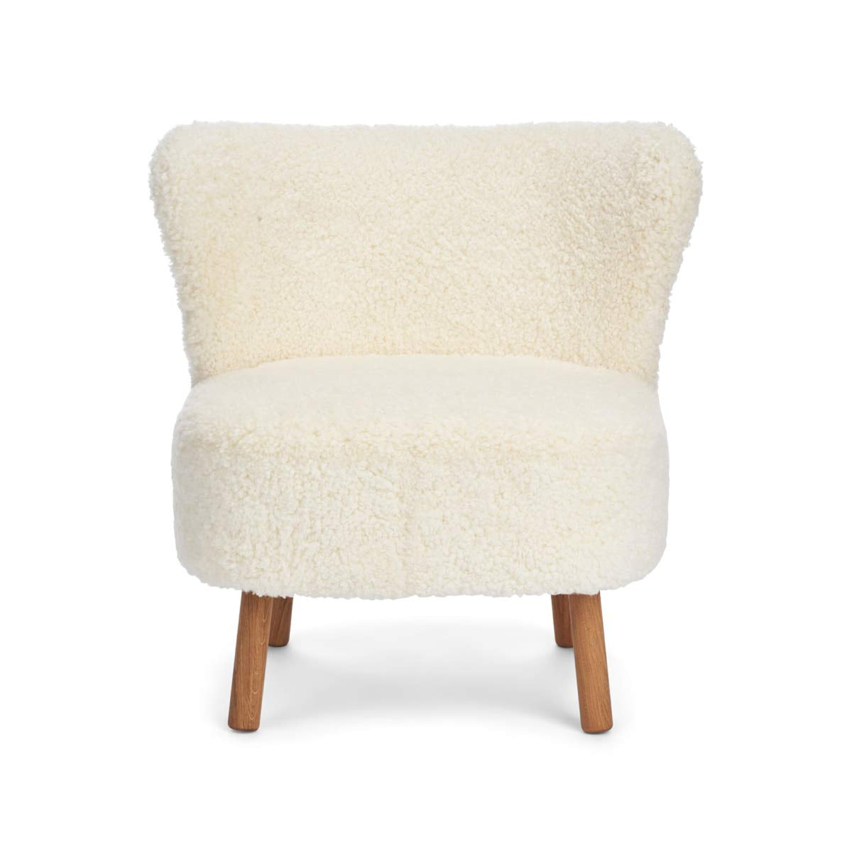 Emil Lounge Chair | Lyhyt villa Norsunluu / Tammijalat