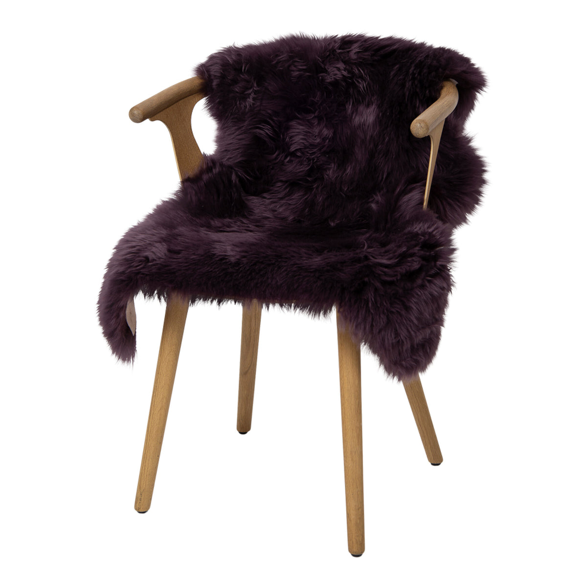 Uusiseelantilainen lampaannahka | Pitkä villa | 100 cm Munakoiso
