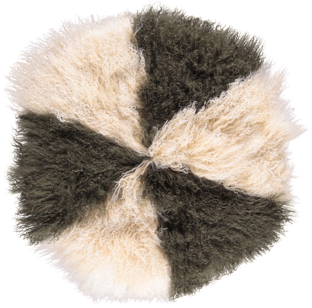Curly Cake -tyyny | Ø38 | Ø45 cm | Ø62 cm Arctic Sunrise/Hedge vihreä / D62 cm
