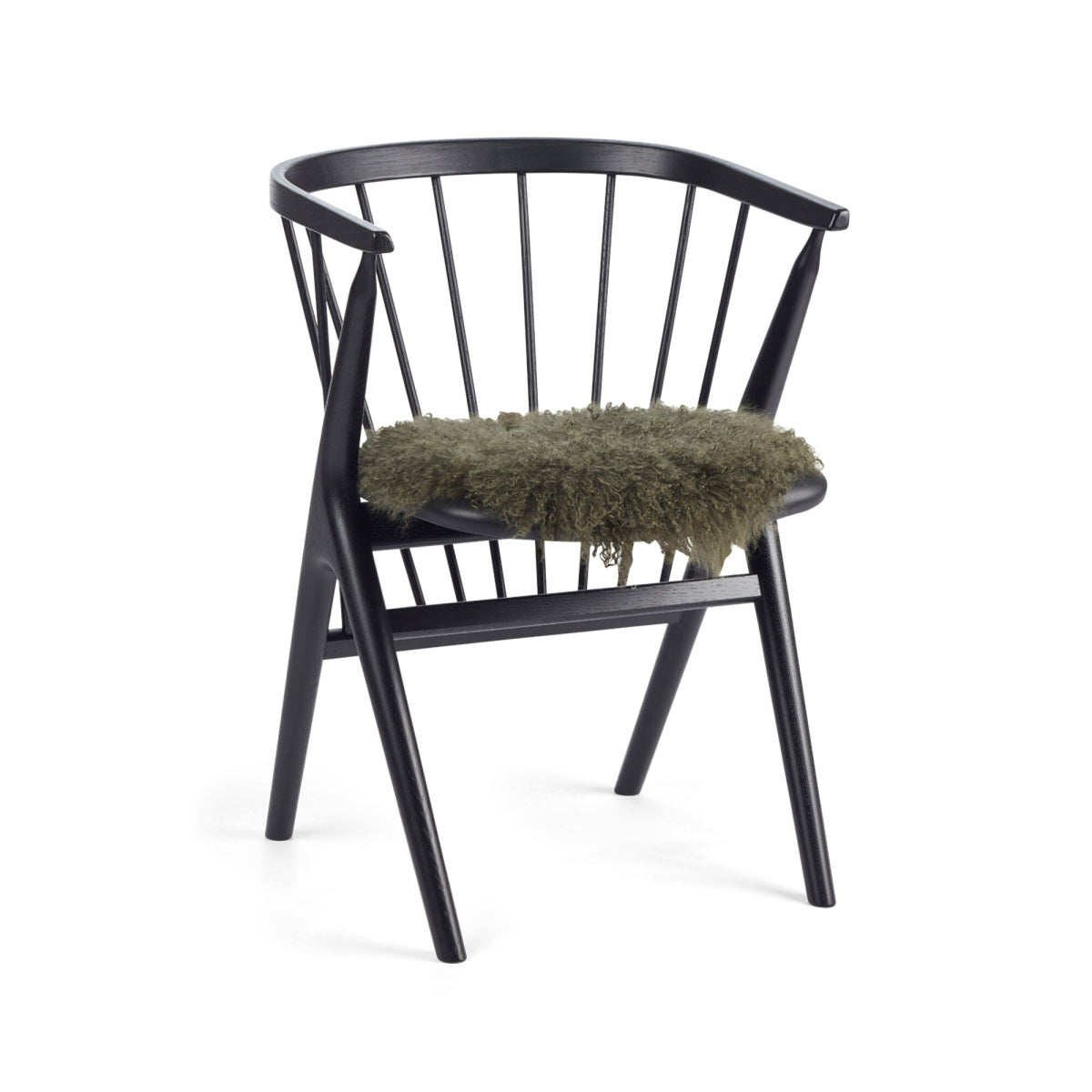 Tiibetiläinen Lampaannahka Istuinpäällinen | 38 cm Hedge Green