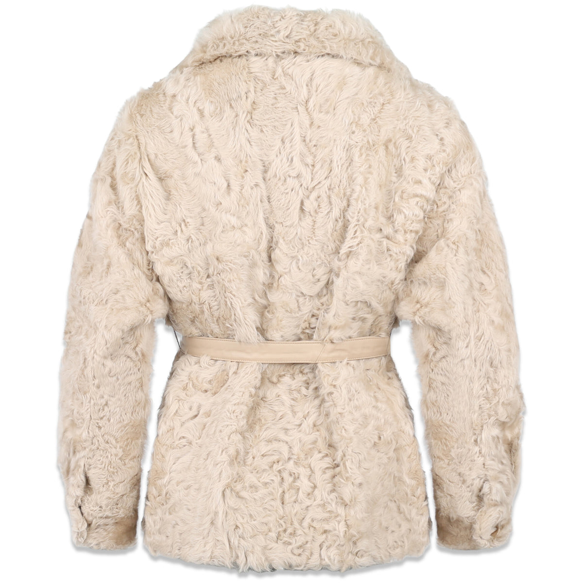 Valeria-takki | Kalgan-karitsannahka Beige / XS