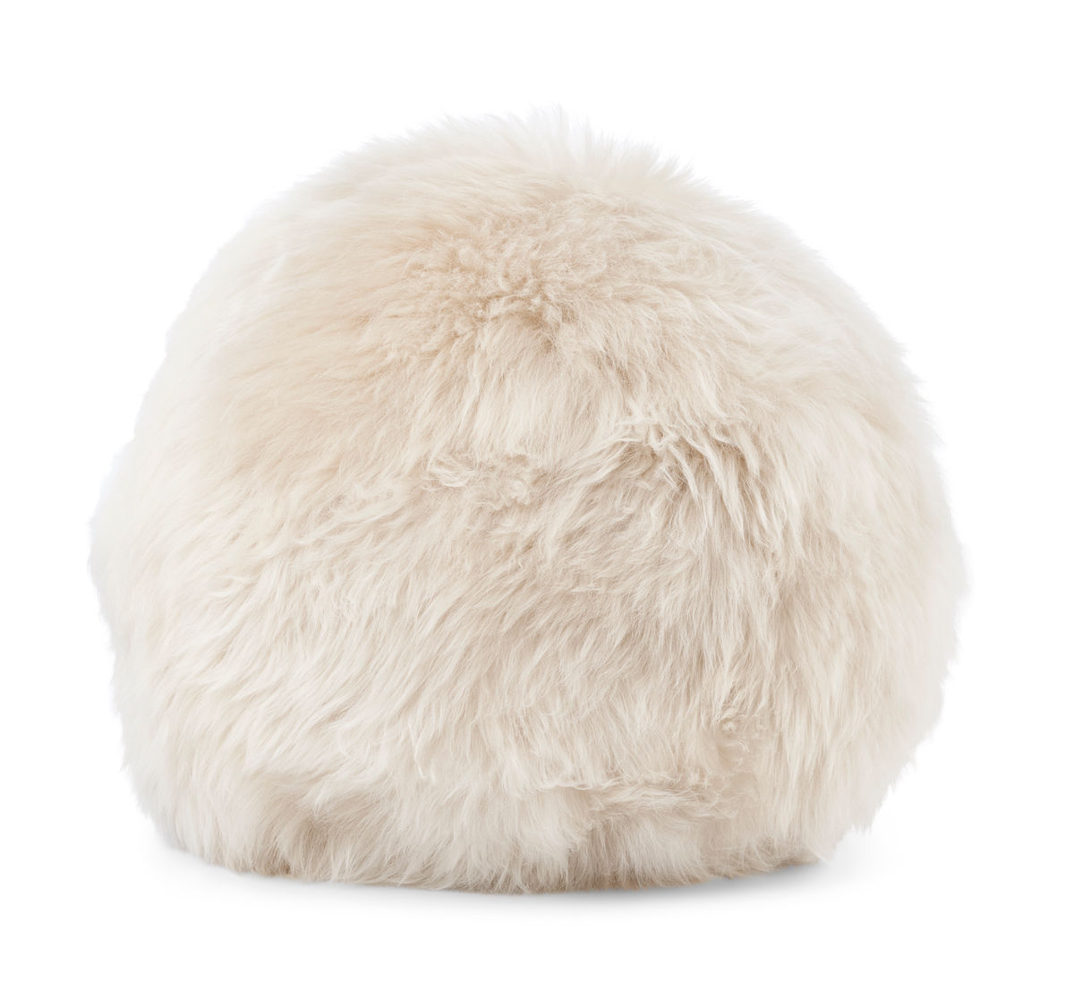 Angelite-pyöreä tyyny | D30 cm | D25 | D35 | Pitkä villa Pellava / D25 cm
