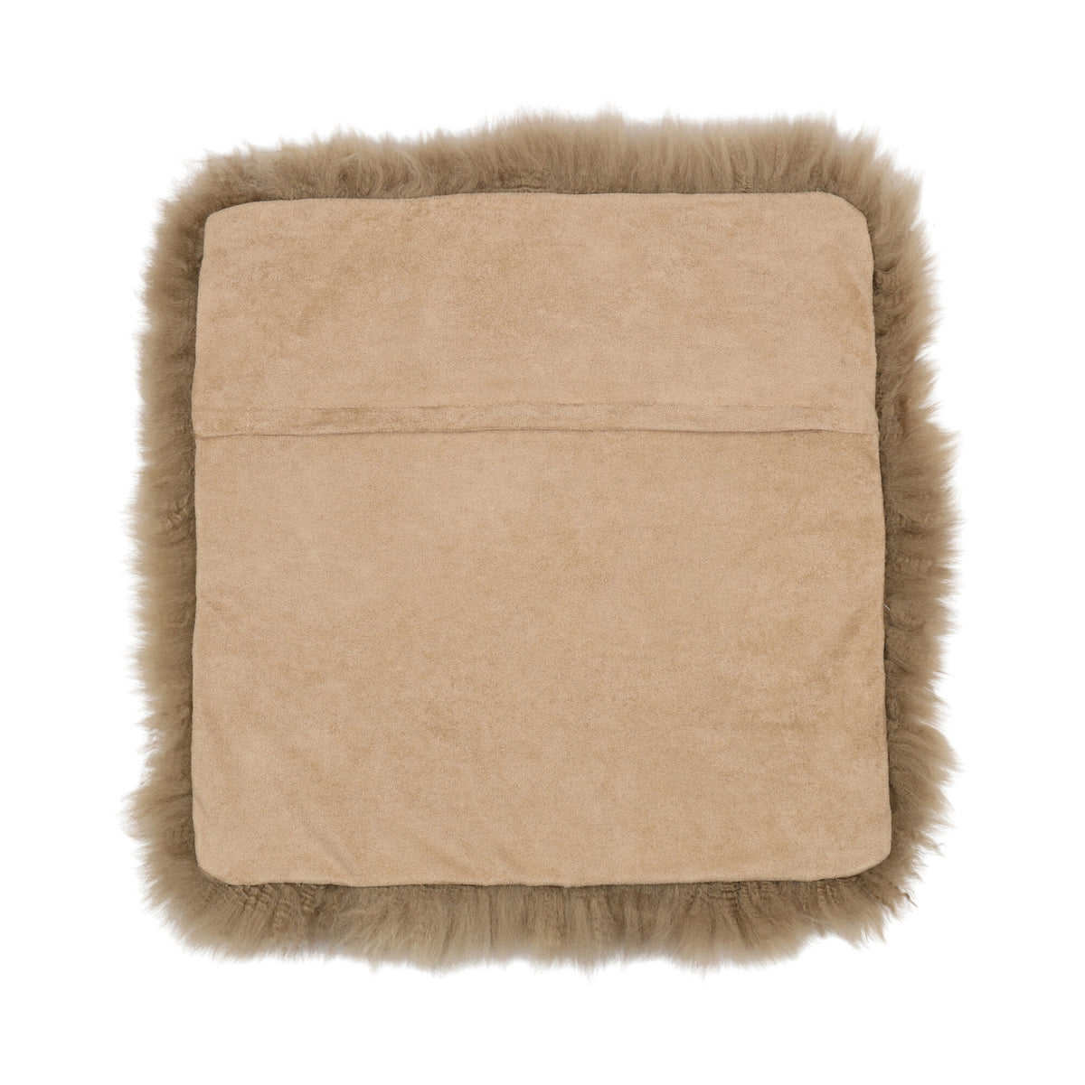 Tyynyliina | Pitkä villa | Uusi-Seelanti | 50x50 cm Taupe