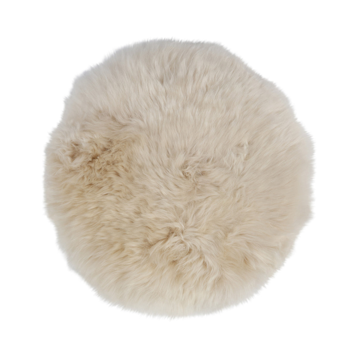 Premium Istuinpäällinen | Pitkä Villa | Uusi-Seelanti | D34 cm Pellava