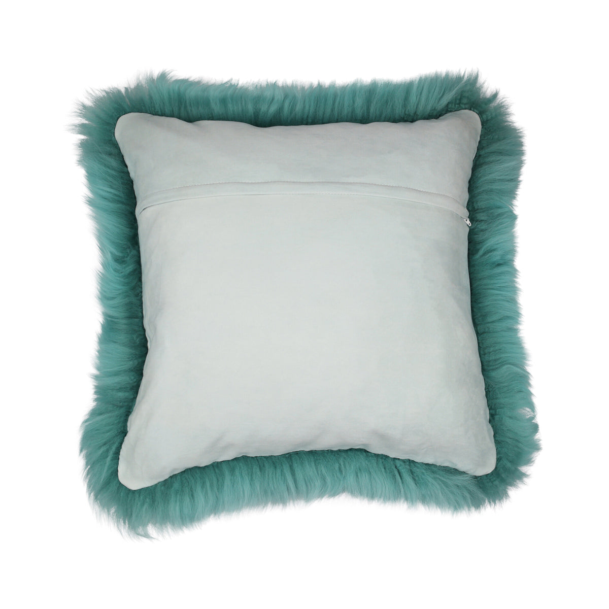 Lampaannahkatyyny | Pitkä villa | Uusi-Seelanti | 50x50 cm Turkoosi