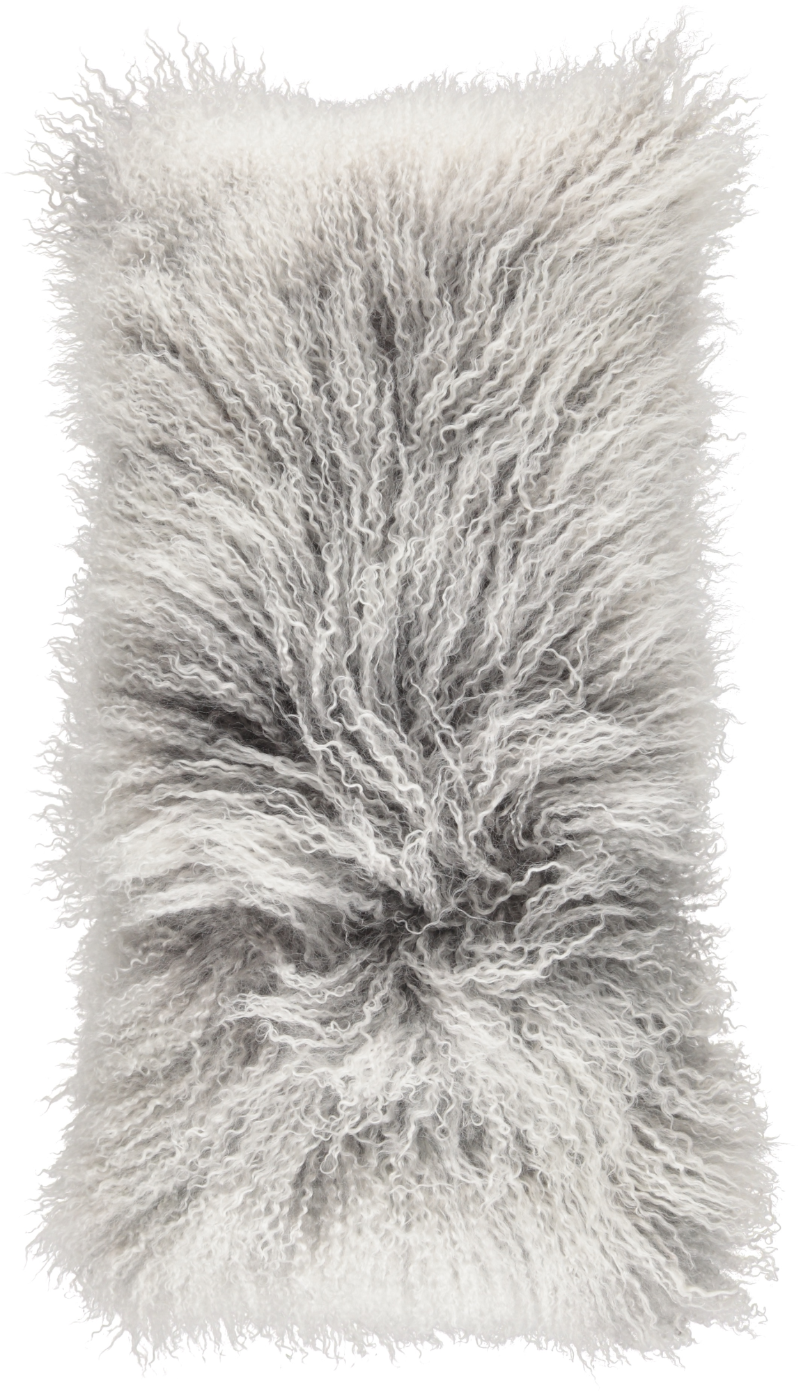 Snow Collection Kihara Tyyny | Mongolialainen Lampaannahka Tuhkanharmaa/Lumi / 28x56 cm