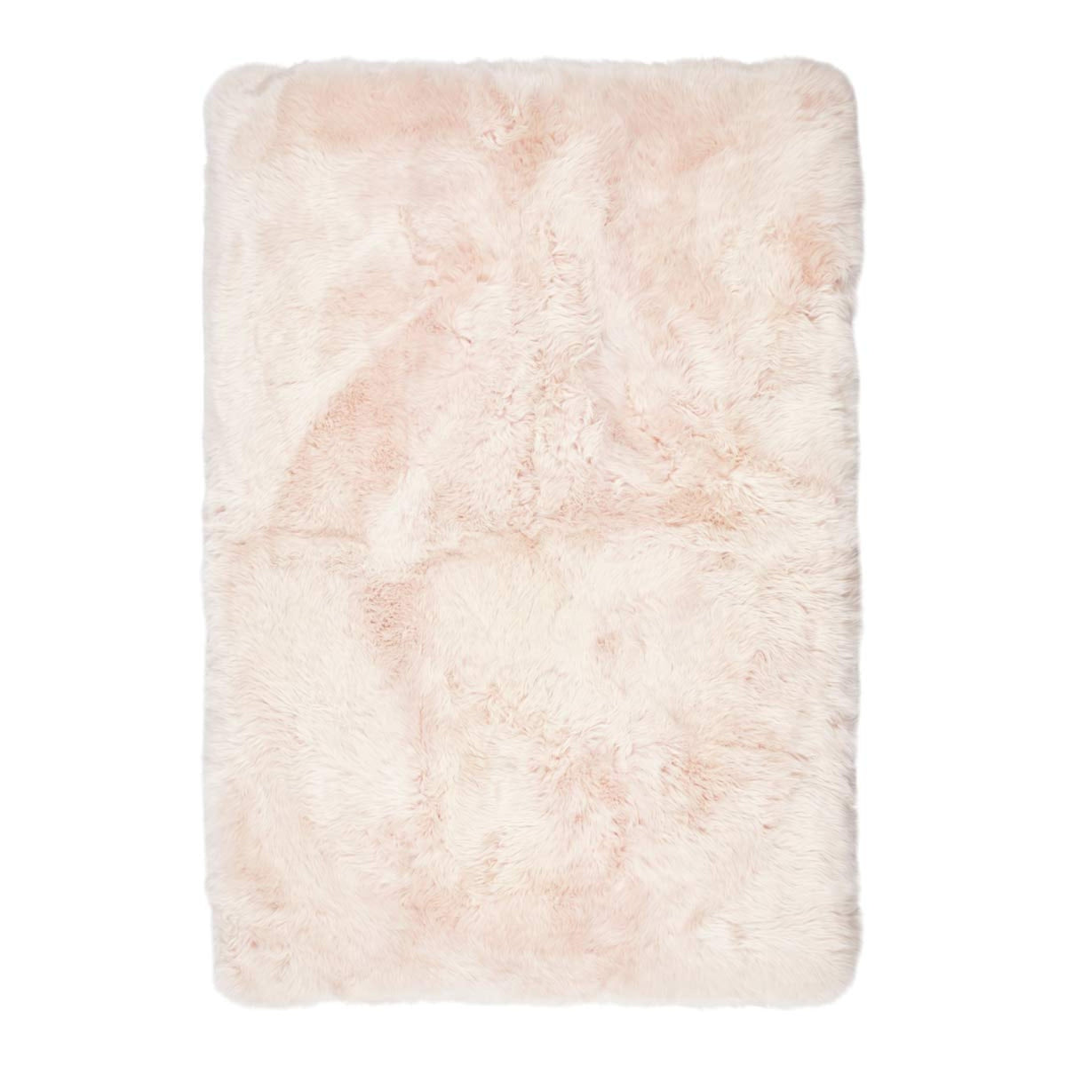 Pitkän villan lampaannahkamatto – Design Karkkipinkki / 120x180 cm