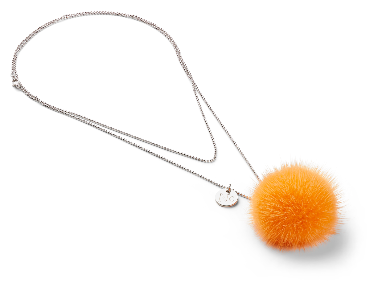 Kaulanauha Pom Pom Oranssi