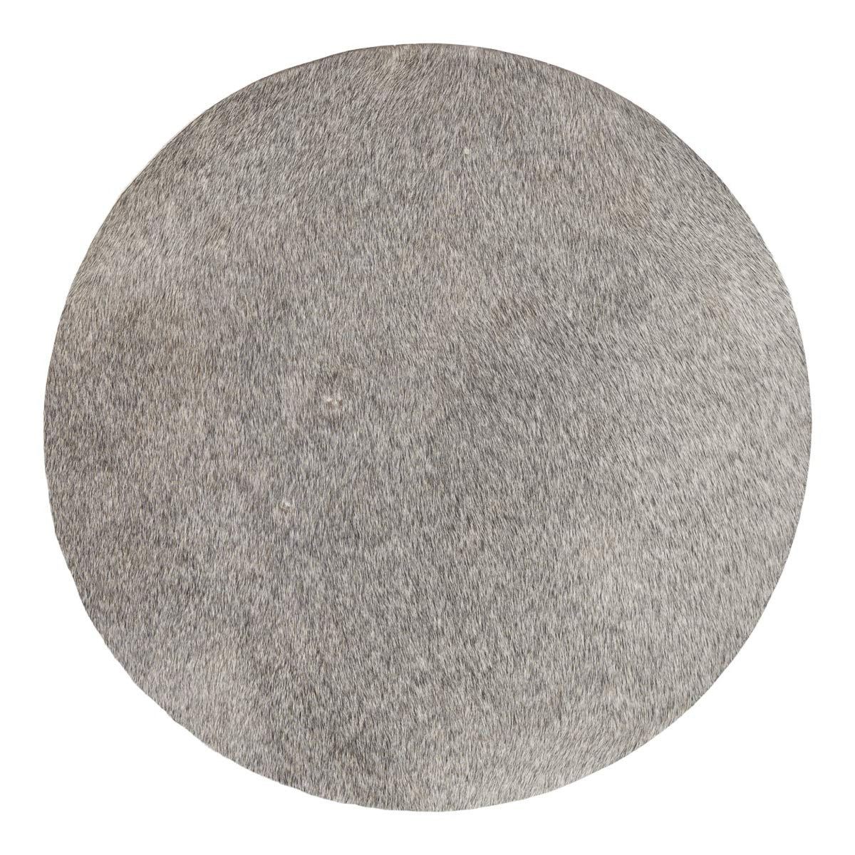 Lehmännahkainen istuinpäällinen | Ø37 cm Harmaa