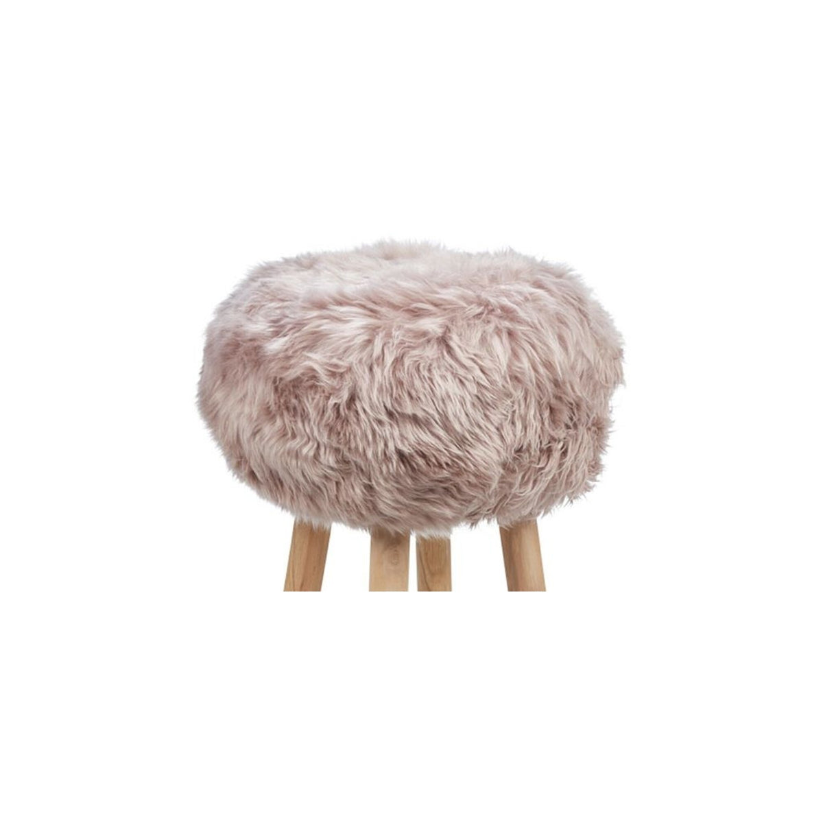 Uusiseelantilainen Lampaannahka Jakkaranpäällinen | Ø35xH17 cm Kyyhkynharmaa