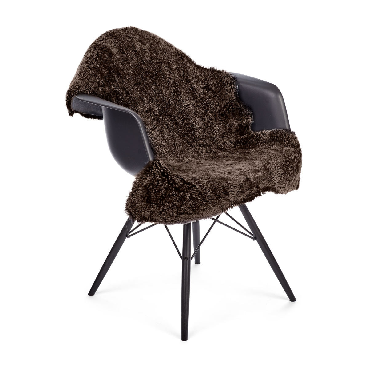 Uusiseelantilainen Lampaannahka | Premium | Lyhyt Kihara Villa | Matto 90 cm Cappuccino