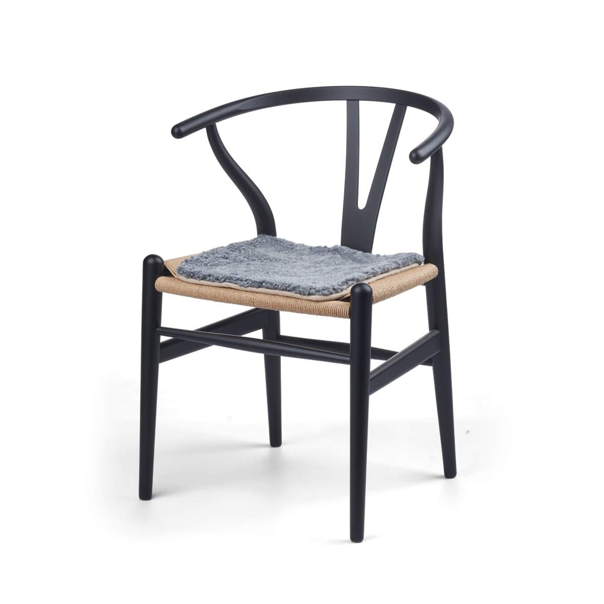 Lyhyen villan lampaannahkainen istuinpäällinen – Zero Waste Vaaleanharmaa