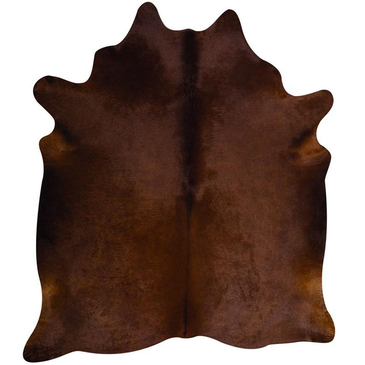 Premium luonnolliset lehmännahat | Brasilia Luonnonruskea tumma / 180x220 cm