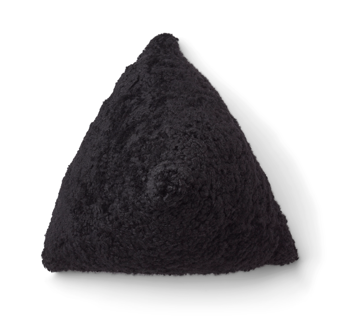 Hematite-tyyny | Lyhyt villa | 35x35x35 cm Musta