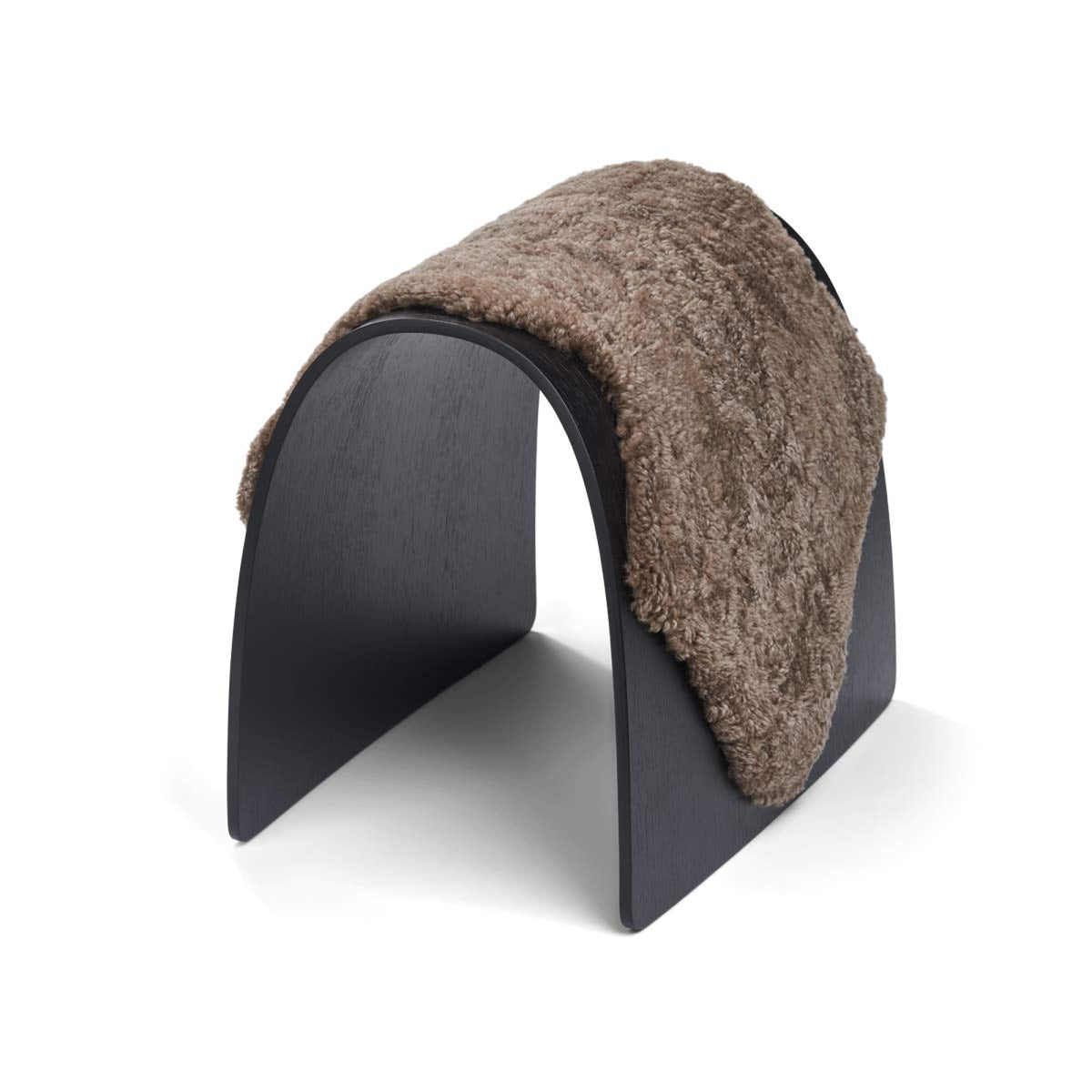 Sheep Stool -päällinen | Lyhyt villa Taupe / 67x30 cm