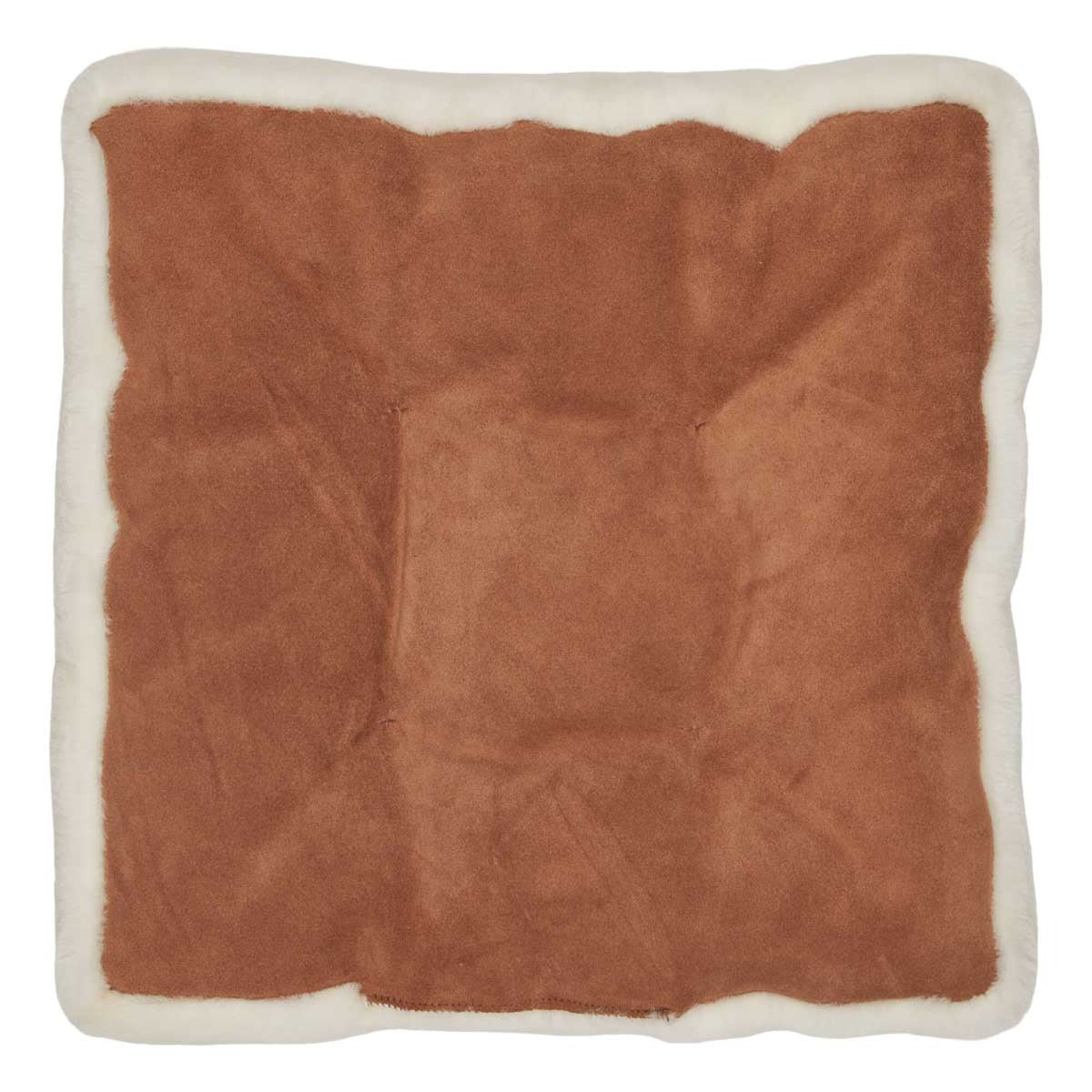 Mokasiini-istuinpäällinen | Vasikannahkainen tausta Valkoinen