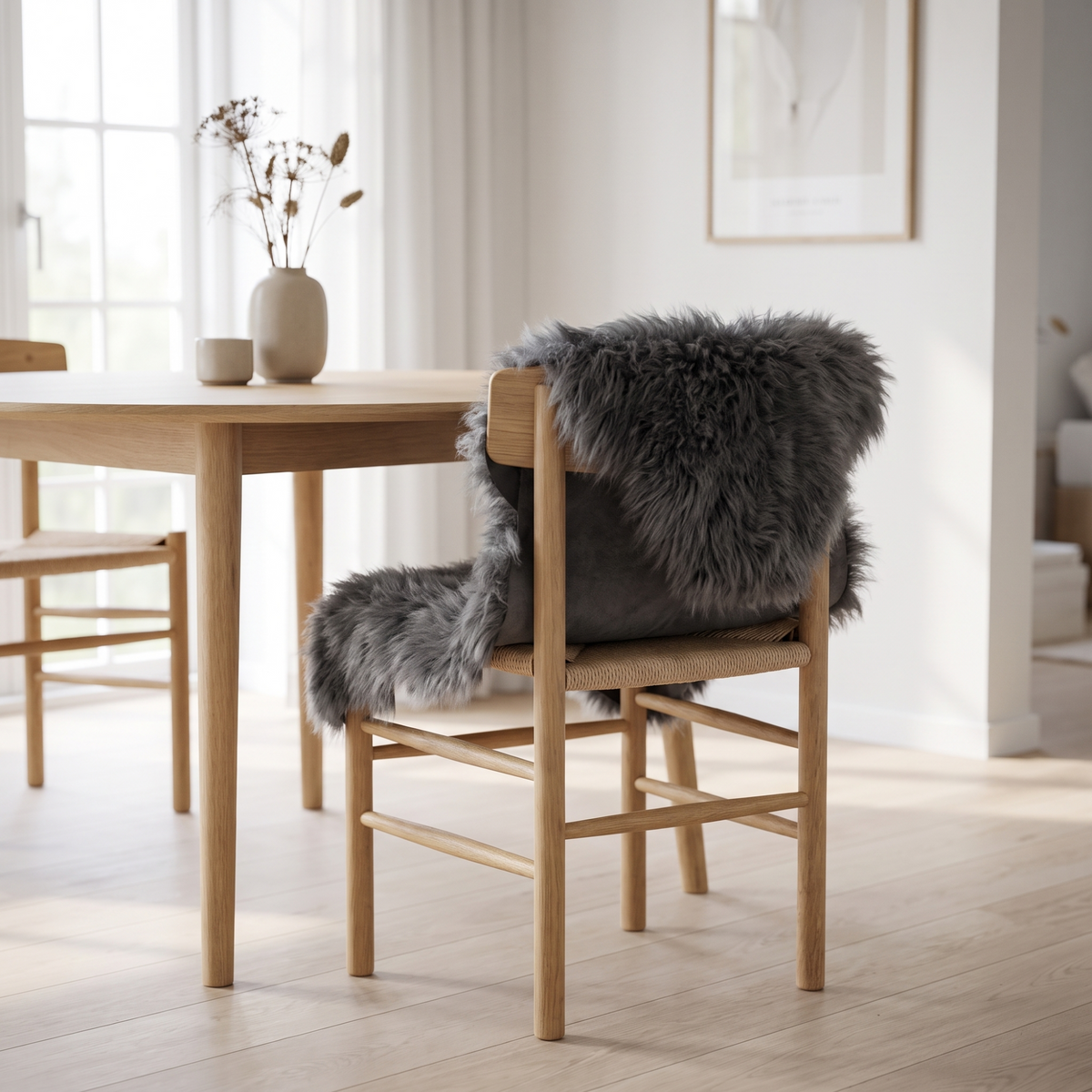Uusiseelantilainen lampaannahka 90 cm | Pitkä villa | Premium-laatu