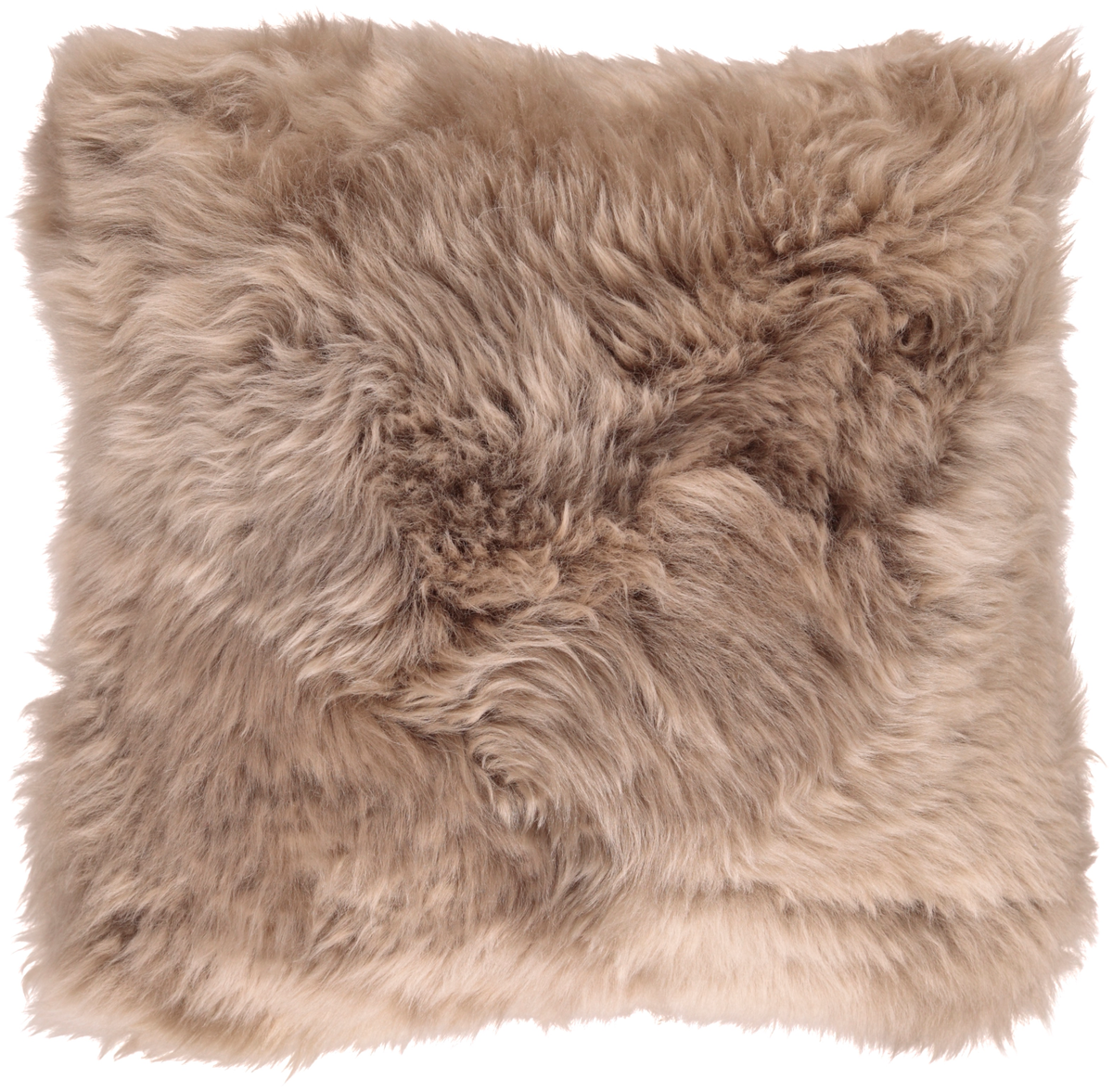 Pitkän Villan Lampaannahkatyyny | 50x50 cm Taupe