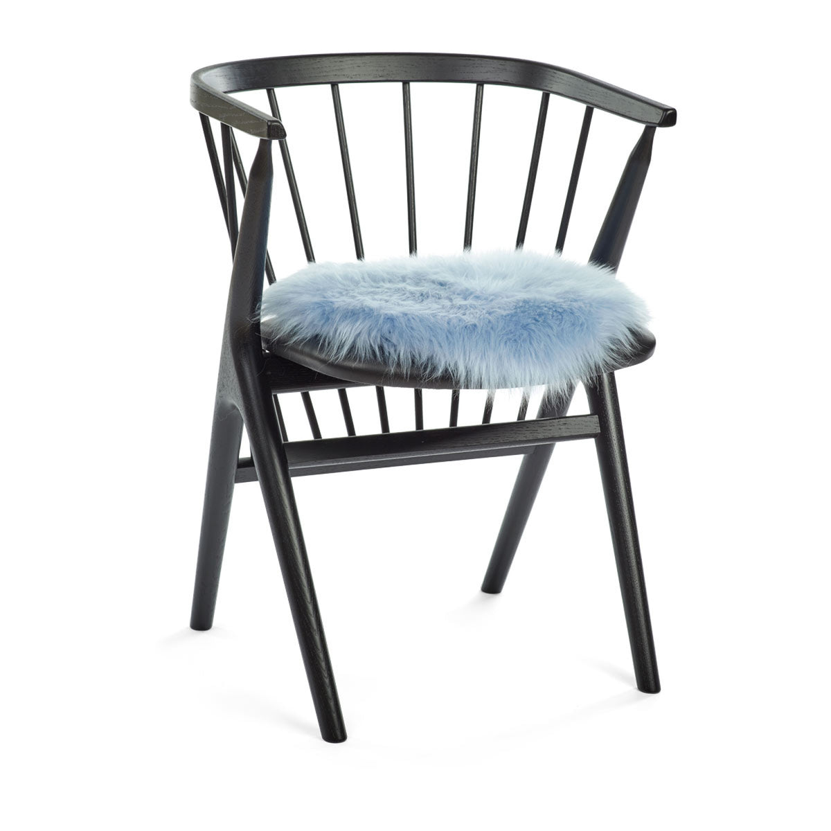 Pitkä Villa Lampaannahka Istuinpäällinen | Ø38 cm Kesätaivas