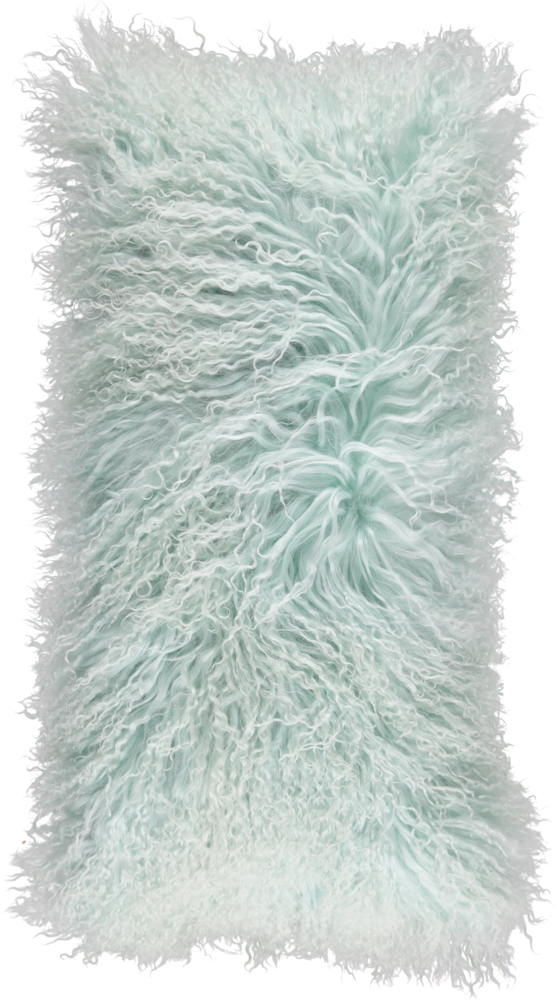 Mongolialainen kiharakarvainen tyyny | 28x56 cm Minttu