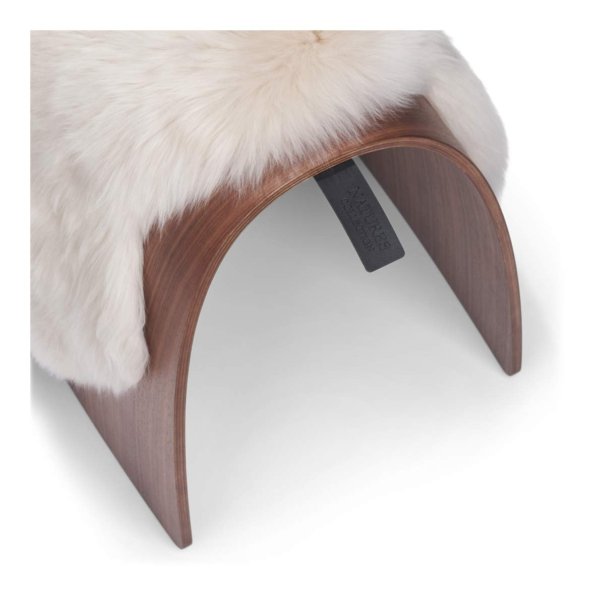 Sheep Stool -päällinen | Pitkä villa Pellava / 90x35 cm